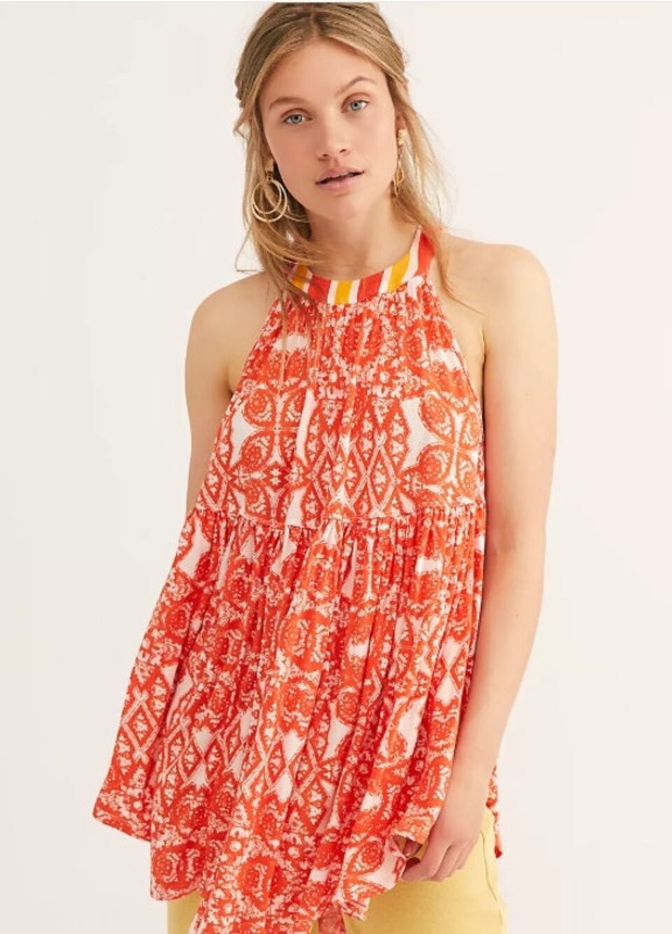 NEW! Free People 'Mimi' Tunic in LAVENDER COMBO (XS)